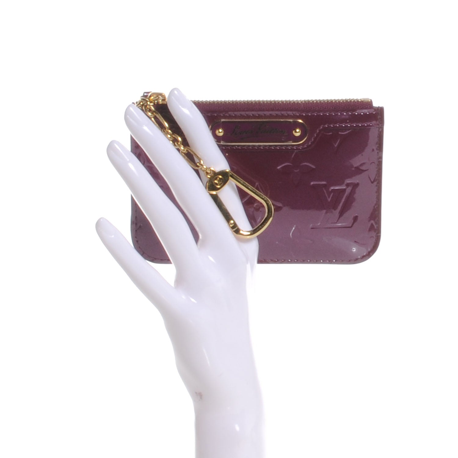 Louis Vuitton Vernis Key Pouch Violet 4 of 9