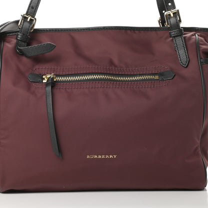 Burberry Nylon Diaper Bag Burgundy 10 of 15