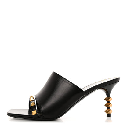 Valentino Garavani Nappa Rockstud Tower Heel Mules 37 Black 1 of 9