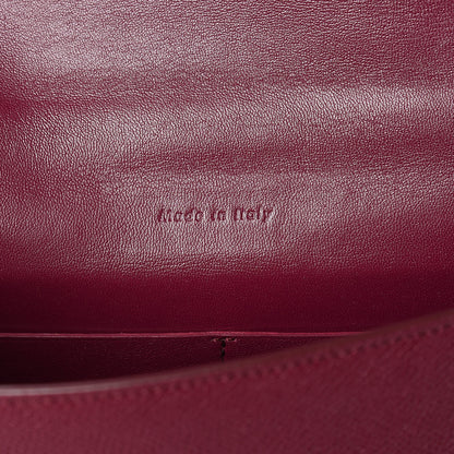 Celine Grained Calfskin Medium Trotteur Plum 7 of 9