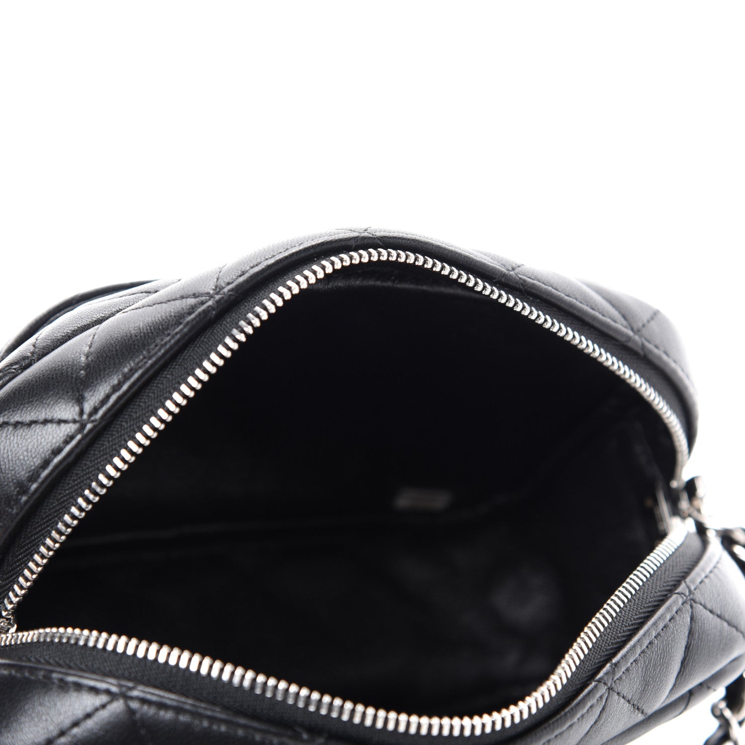 Chanel Lambskin Quilted Small Timeless Camera Case Black 5 of 10