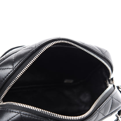 Chanel Lambskin Quilted Small Timeless Camera Case Black 5 of 10