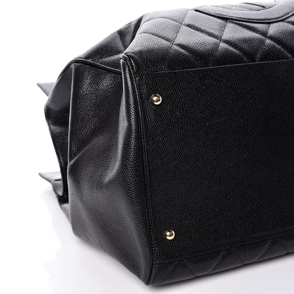 Chanel Caviar Quilted CC Tote Black 5 of 14