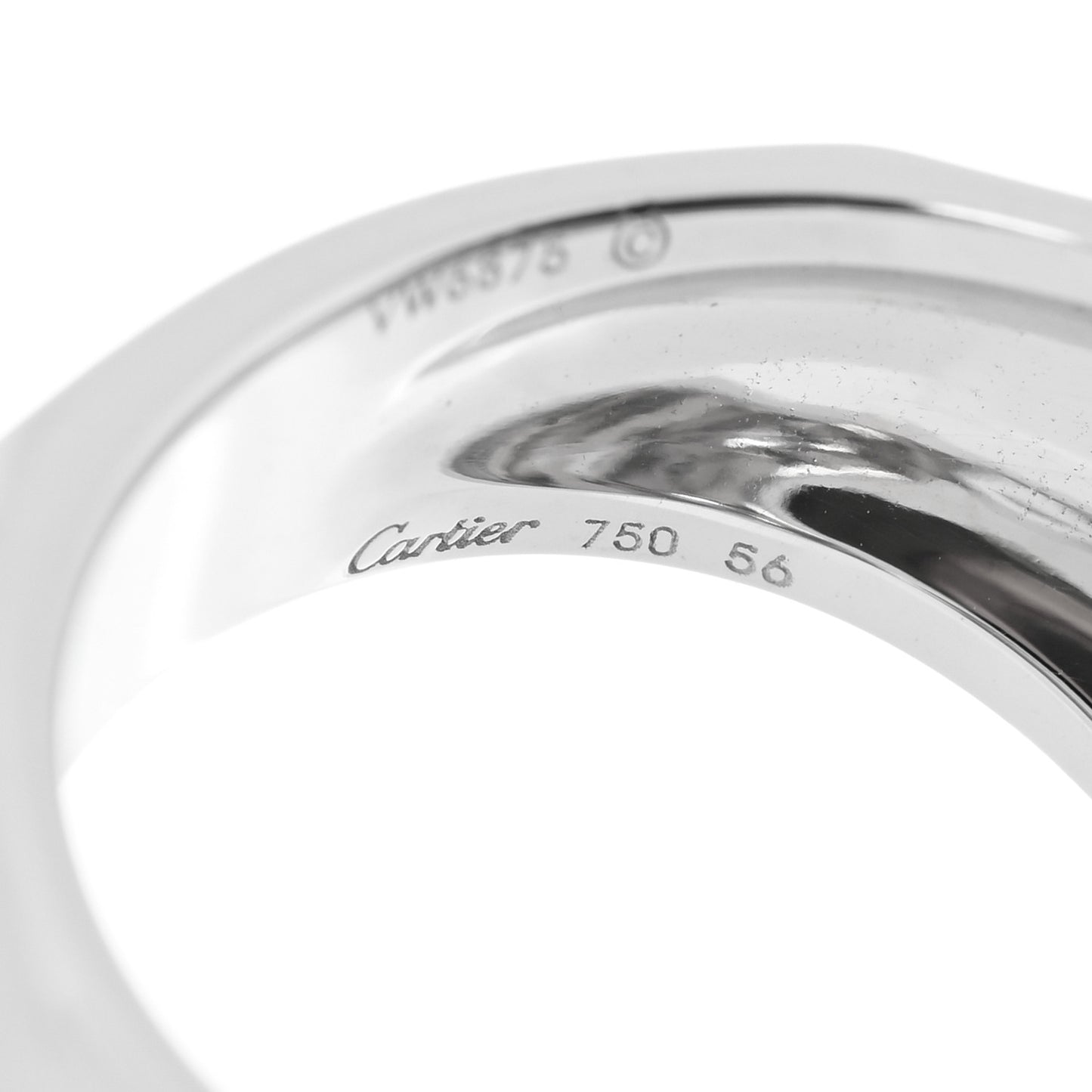 18K White Gold Tsavorite Onyx Panthère De Cartier Ring 56 7.5