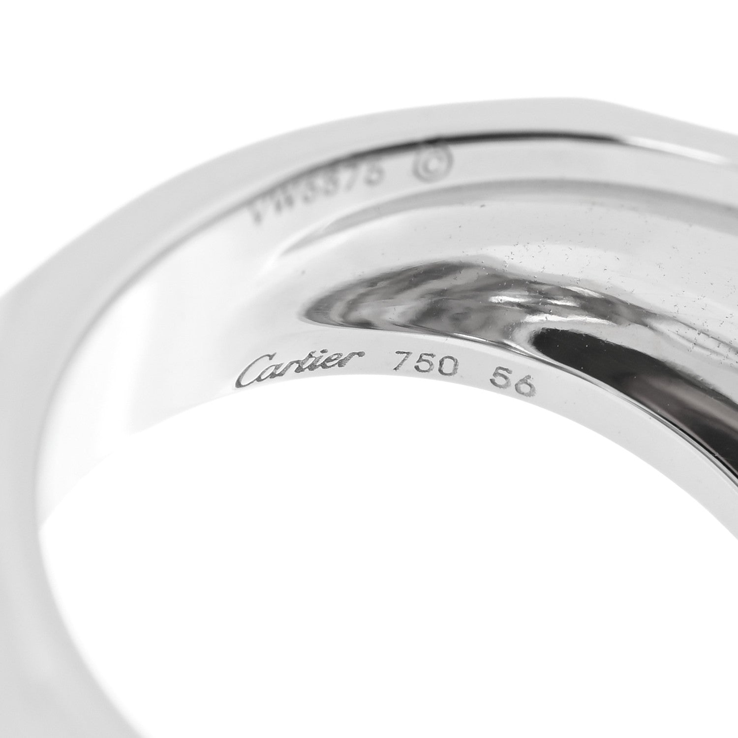 Cartier 18K White Gold Tsavorite Onyx Panthère De Cartier Ring 56 7.5 4 of 5