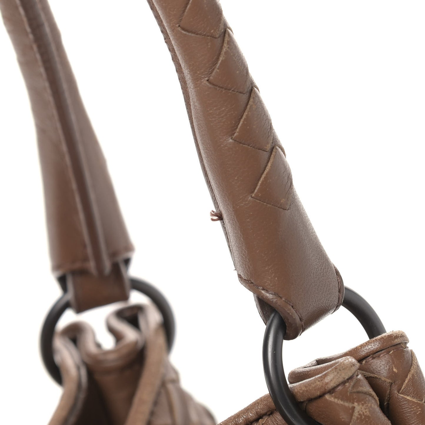 Nappa Intrecciato Parachute Bag Maple