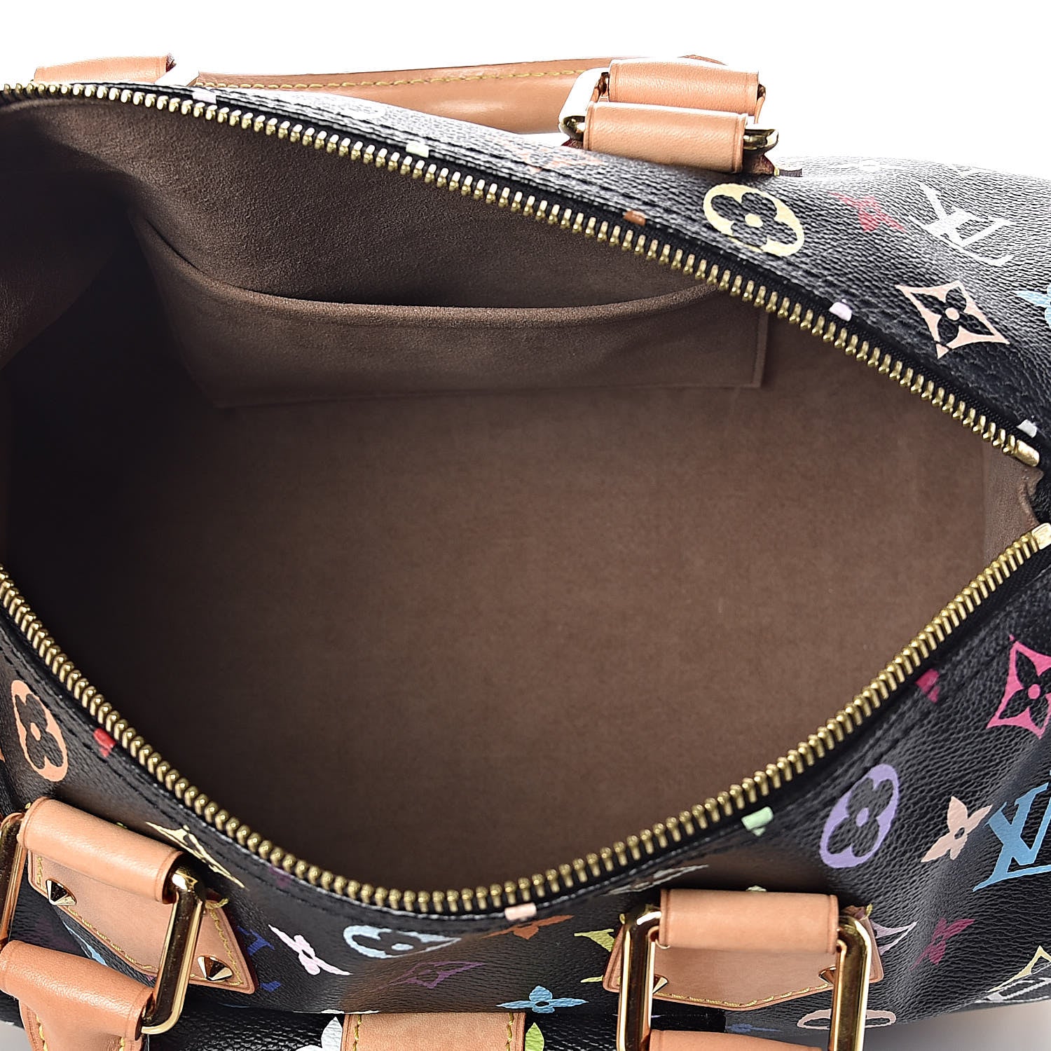 Louis Vuitton Monogram Multicolor Speedy 30 Black 5 of 8