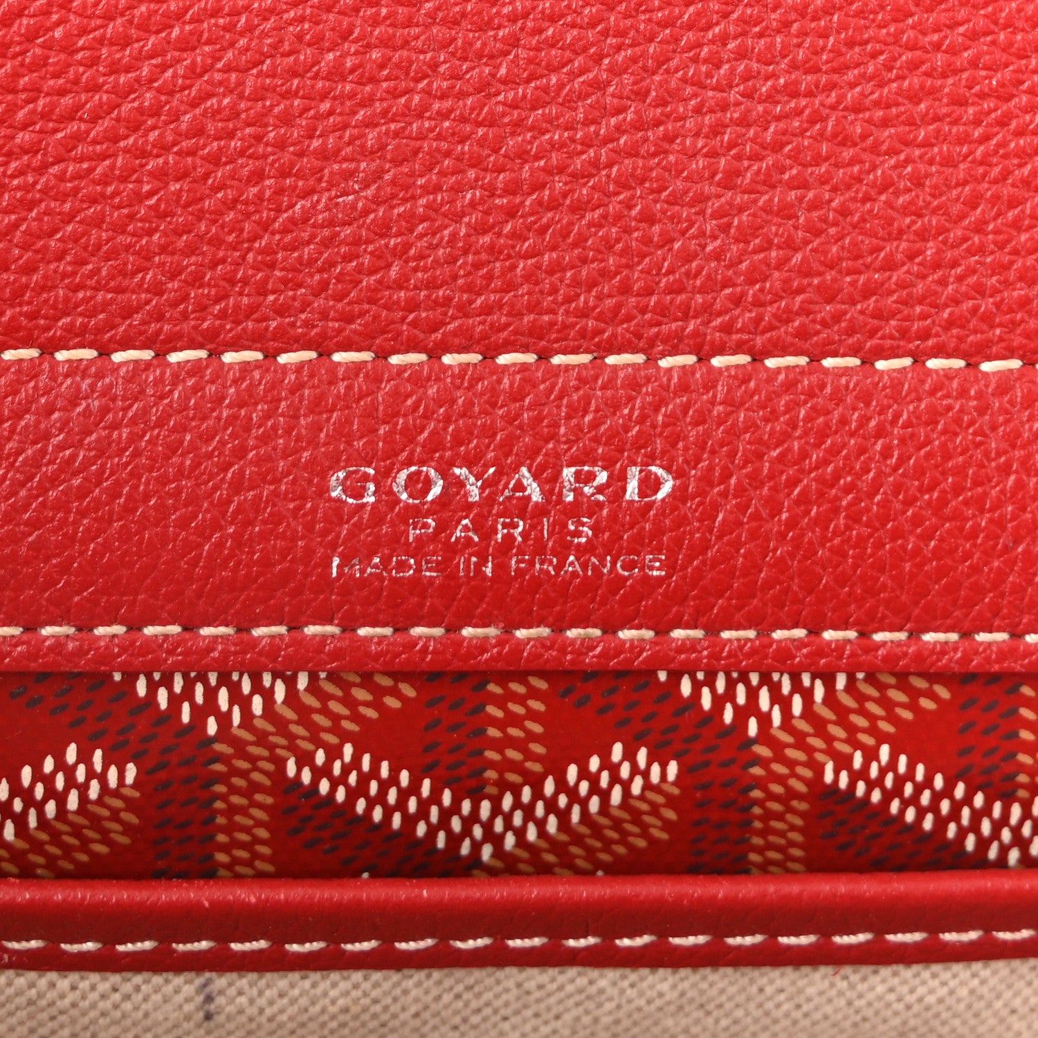 Goyard Goyardine Rouette PM Red 6 of 9
