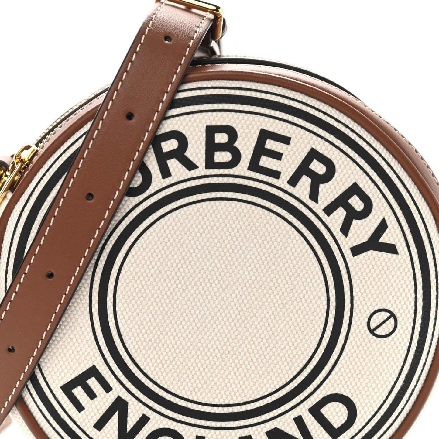Canvas Calfskin Louise Bag Natural