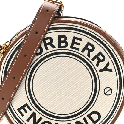 Burberry Canvas Calfskin Louise Bag Natural 8 of 10