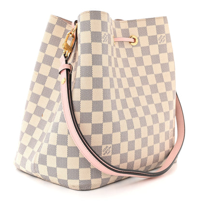 Louis Vuitton Damier Azur Neonoe MM Eau De Rose 3 of 12