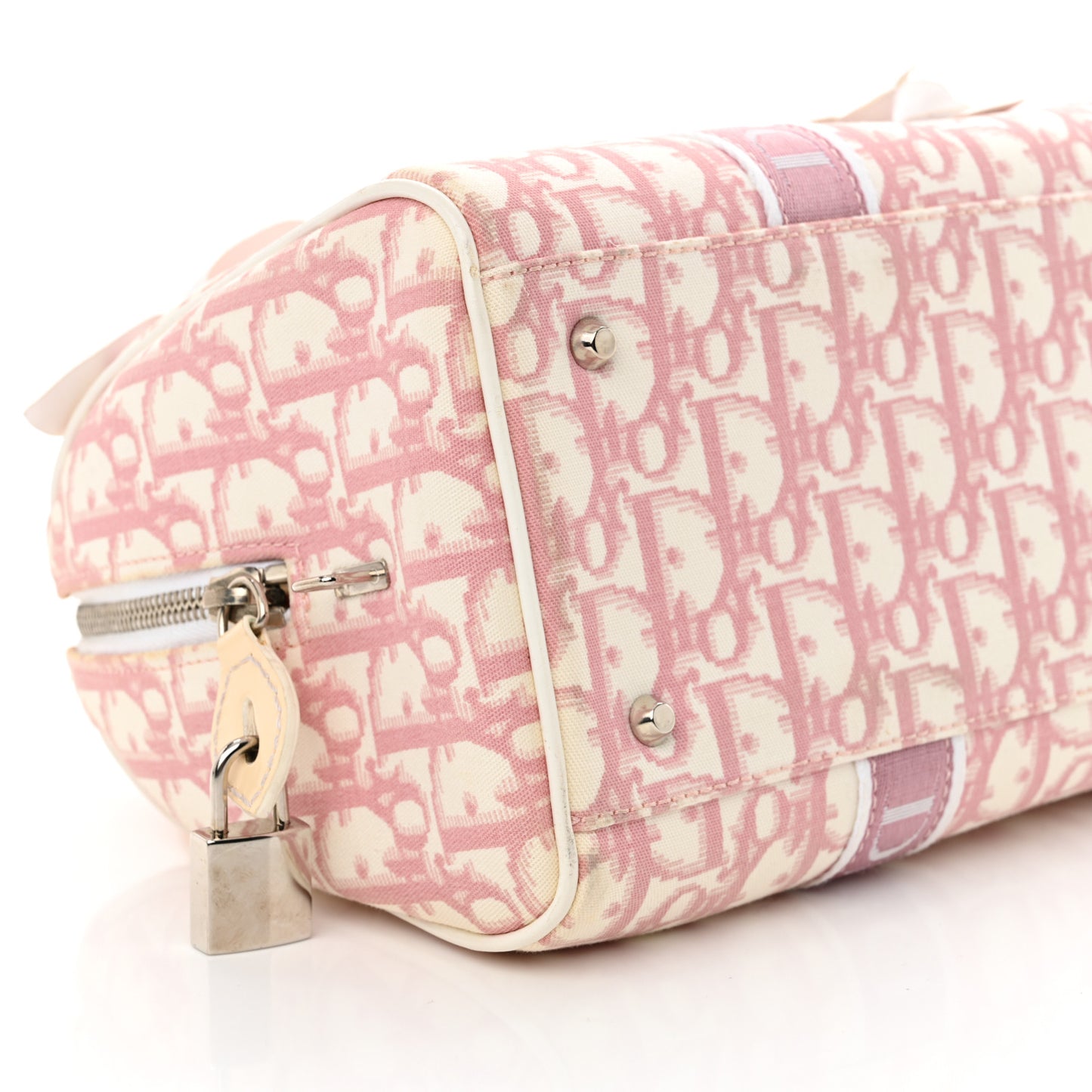 Monogram Girly Boston Pink