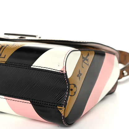 Louis Vuitton Epi Reverse Monogram Twist Shoulder Bag MM Rose Ballerine 9 of 12