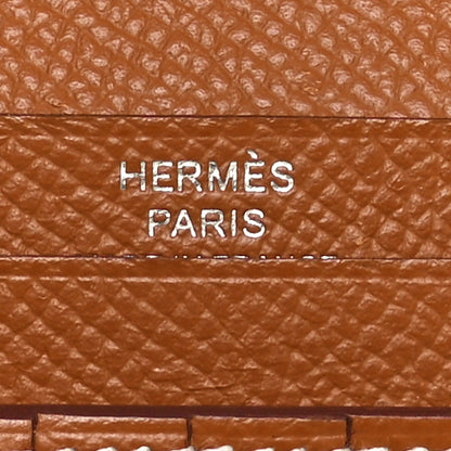 Hermes Epsom Bearn Compact Wallet Gold 6 of 7