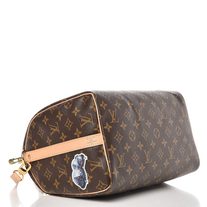 Louis Vuitton Monogram World Tour Speedy Bandouliere 30 5 of 8