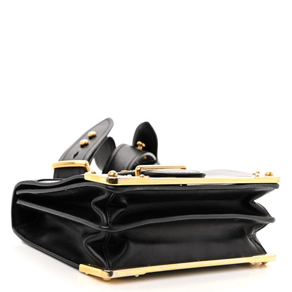 Prada City Calf Saffiano Cahier Bag Black 4 of 9