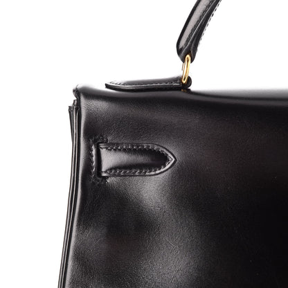 Hermes Box Kelly Retourne 32 Black 31 of 35