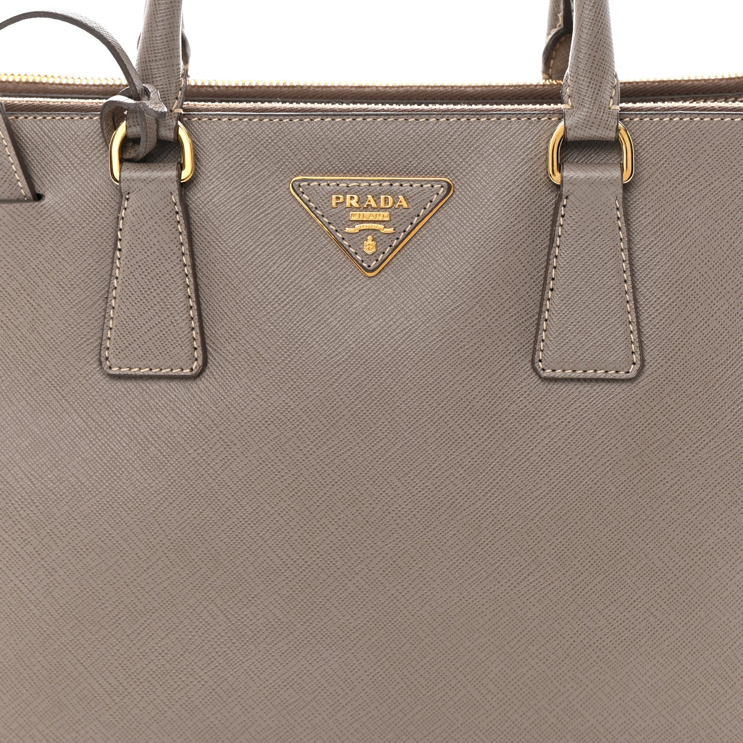 Prada Saffiano Large Galleria Double Zip Tote Argilla 11 of 25