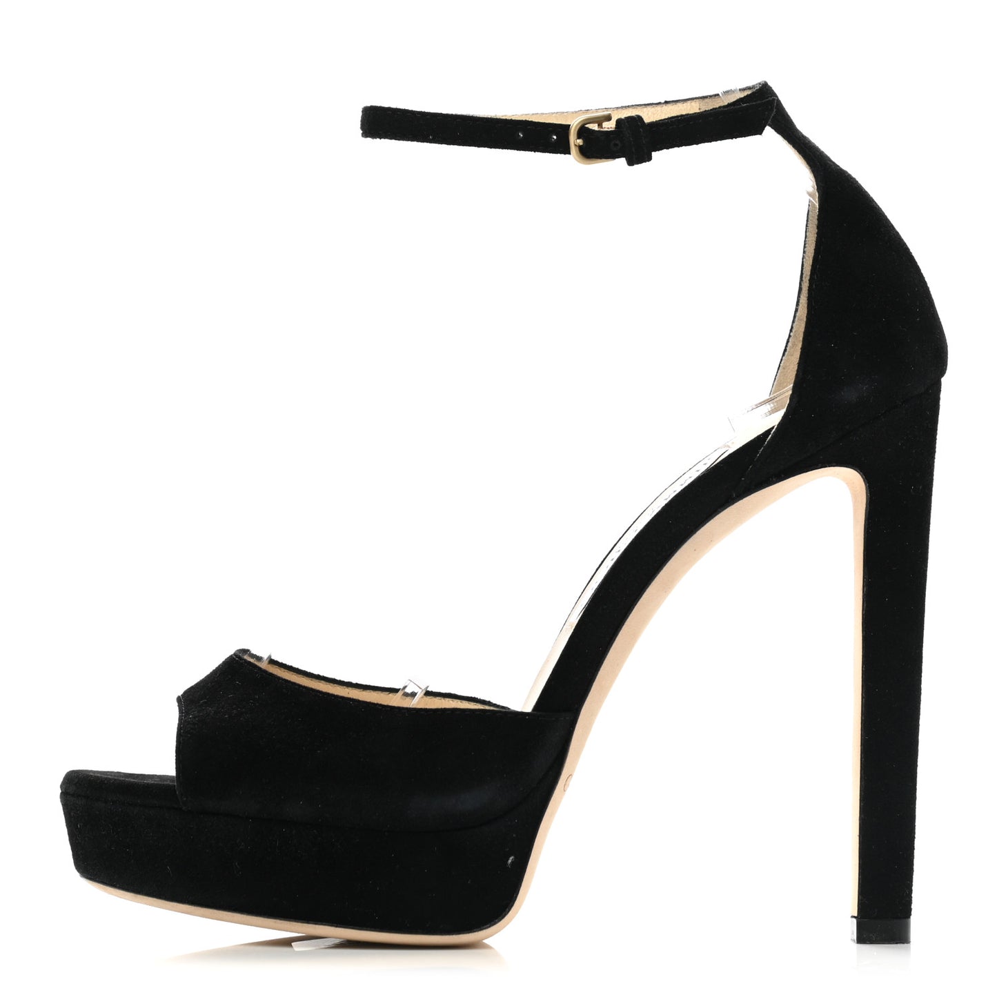 Suede Max 150 Sandals 37.5 Black
