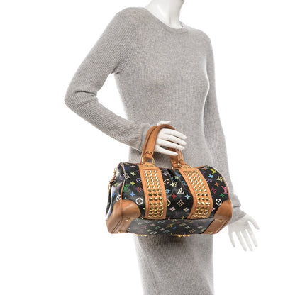 Louis Vuitton Monogram Multicolor Courtney MM Black 2 of 15