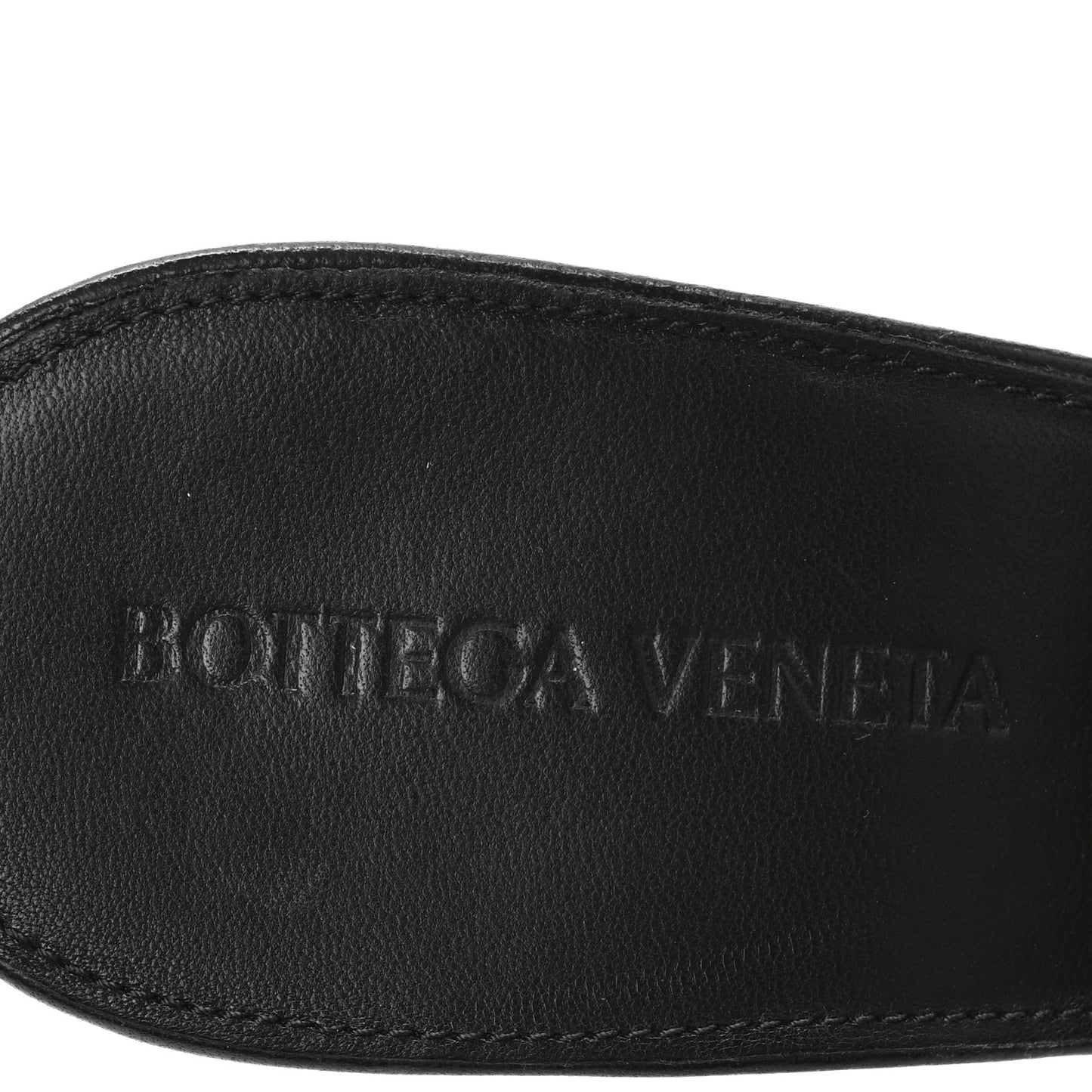 Nappa Maxi Intrecciato Lido Mule Sandals 38 Black