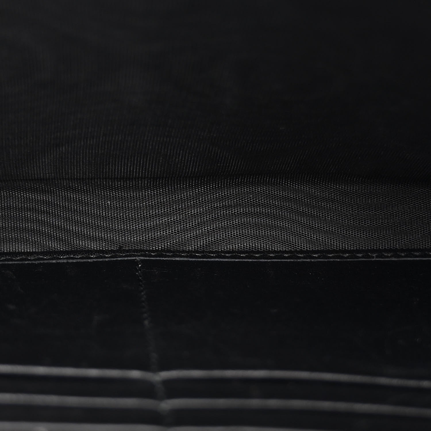 Gucci Calfskin Matelasse GG Marmont Chain Wallet Black 5 of 13