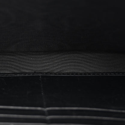 Gucci Calfskin Matelasse GG Marmont Chain Wallet Black 5 of 13