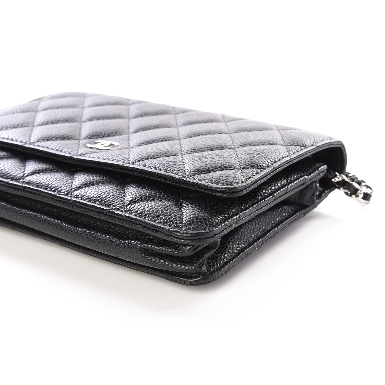 Chanel Caviar Quilted Wallet On Chain WOC Black 6 of 11