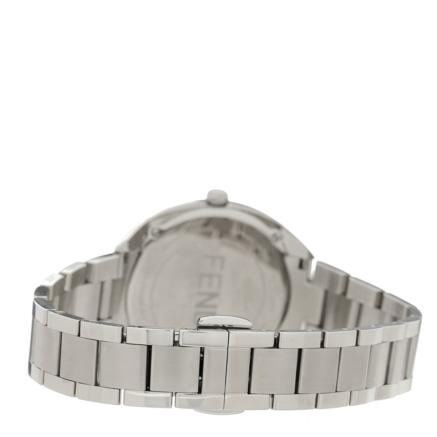 Fendi Stainless Steel Diamond 34mm Momento Quartz Watch White 3 of 5