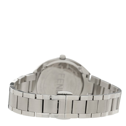 Fendi Stainless Steel Diamond 34mm Momento Quartz Watch White 3 of 5