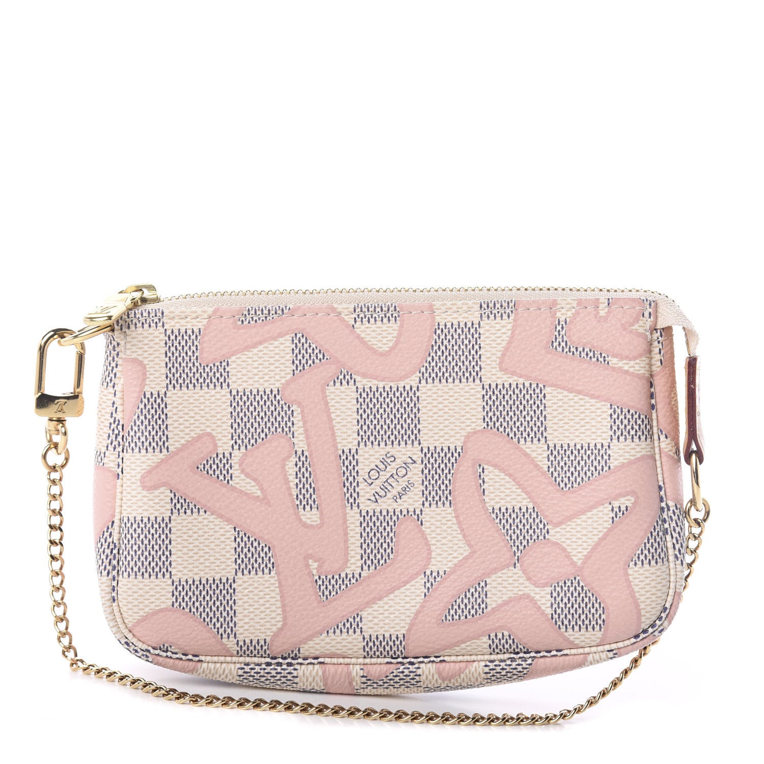 Louis Vuitton Damier Azur Tahitienne Mini Pochette Accessories 1 of 7