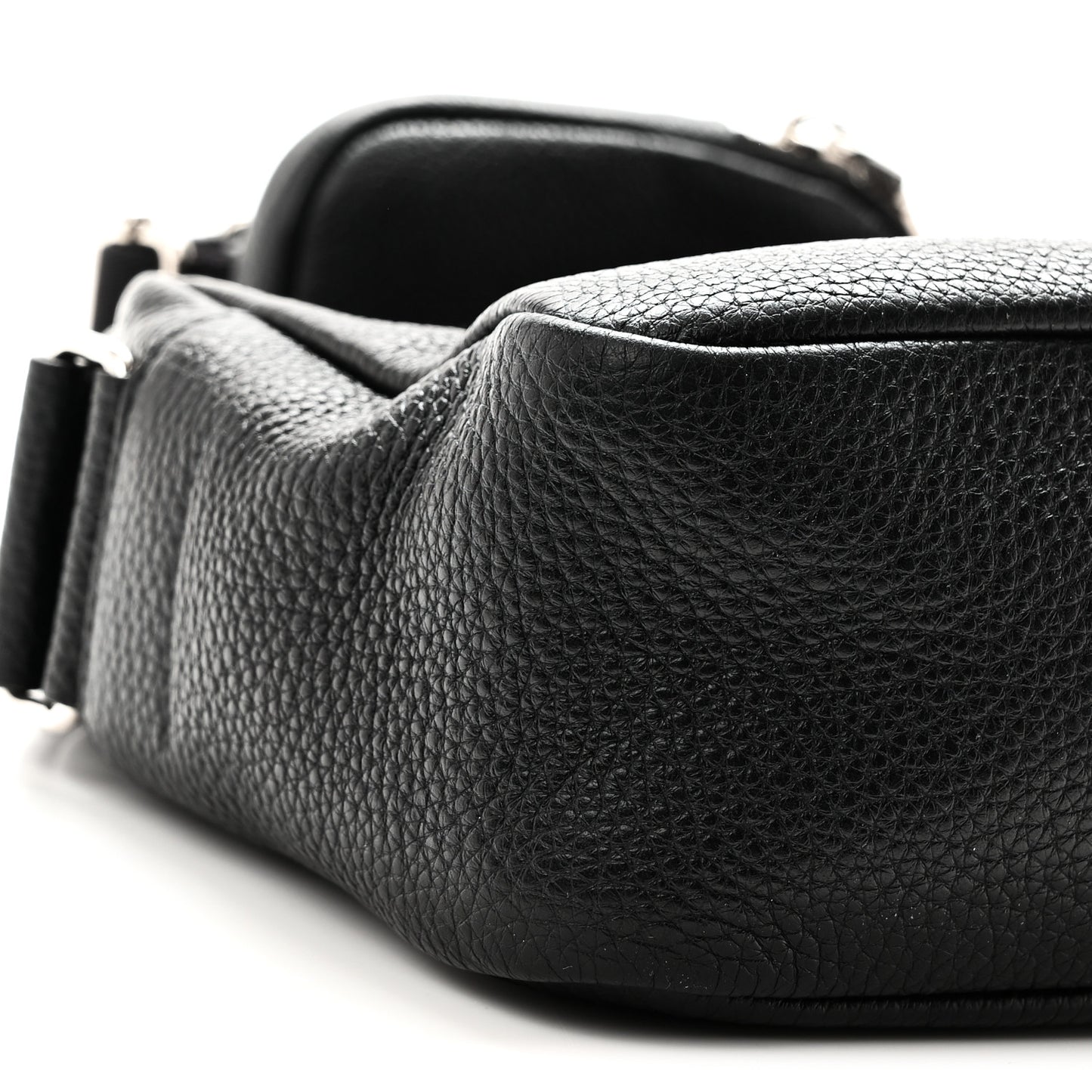Vitello Daino Soft Crossbody Black