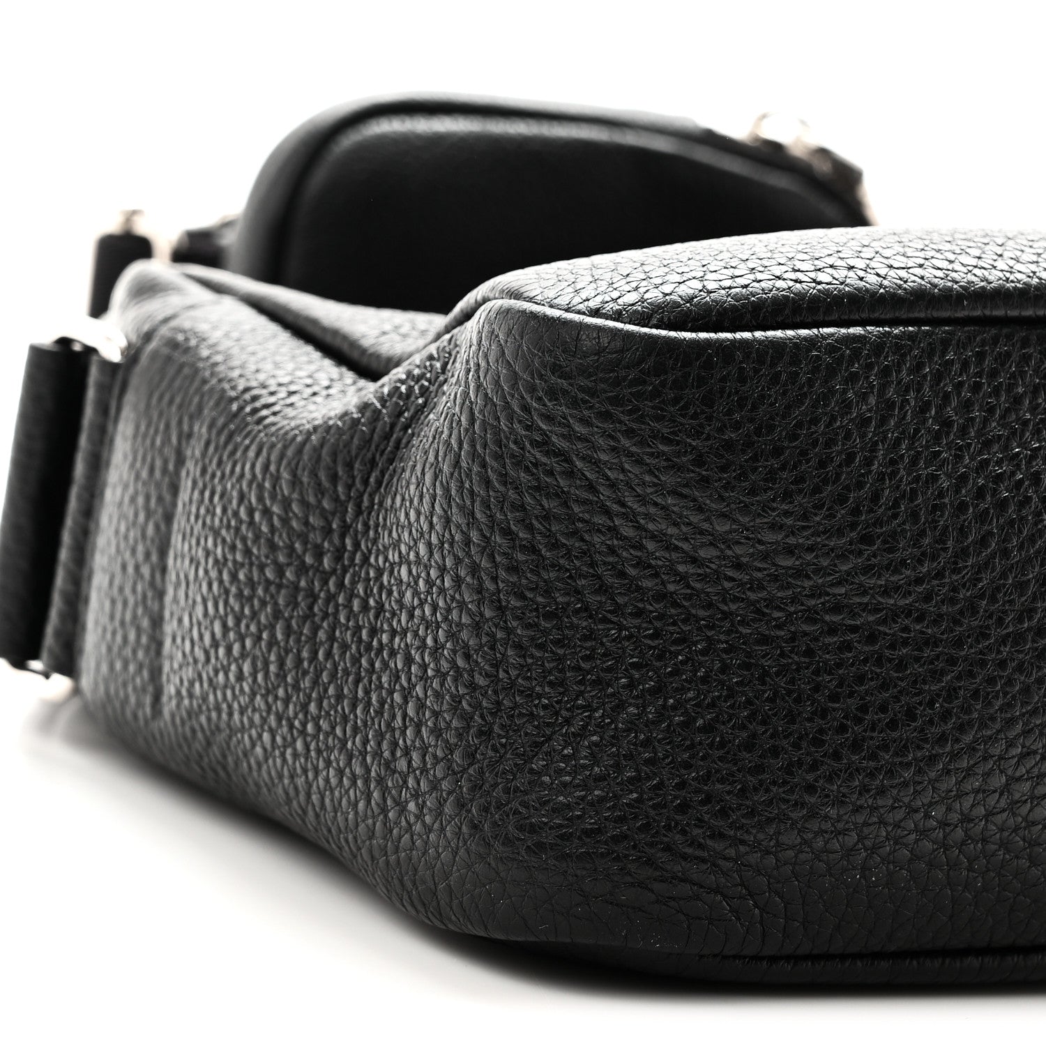 Prada Vitello Daino Soft Crossbody Black 8 of 9