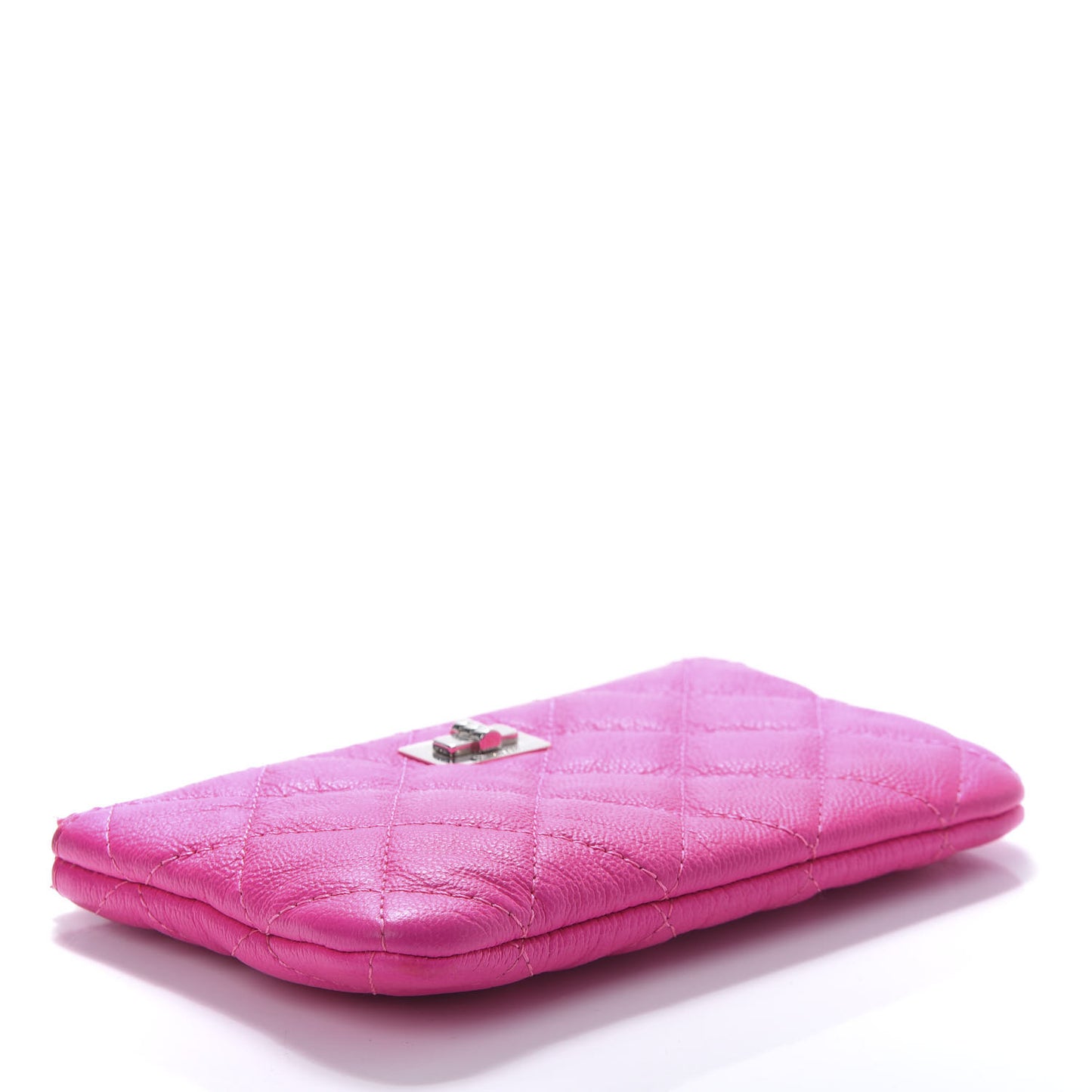 Goatskin Quilted Small Reissue Cosmetic Case Pink