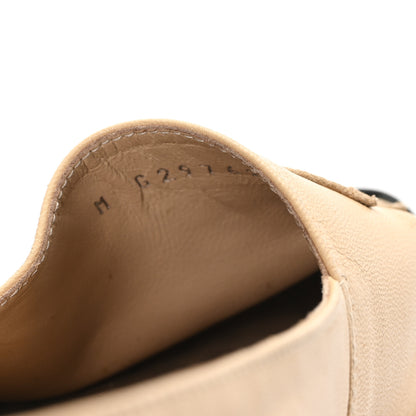 Chanel Lambskin CC Espadrilles 39 Beige Black 9 of 10