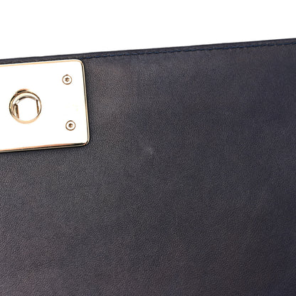 Chanel Lambskin Quilted New Medium Boy Flap Dark Blue 14 of 17