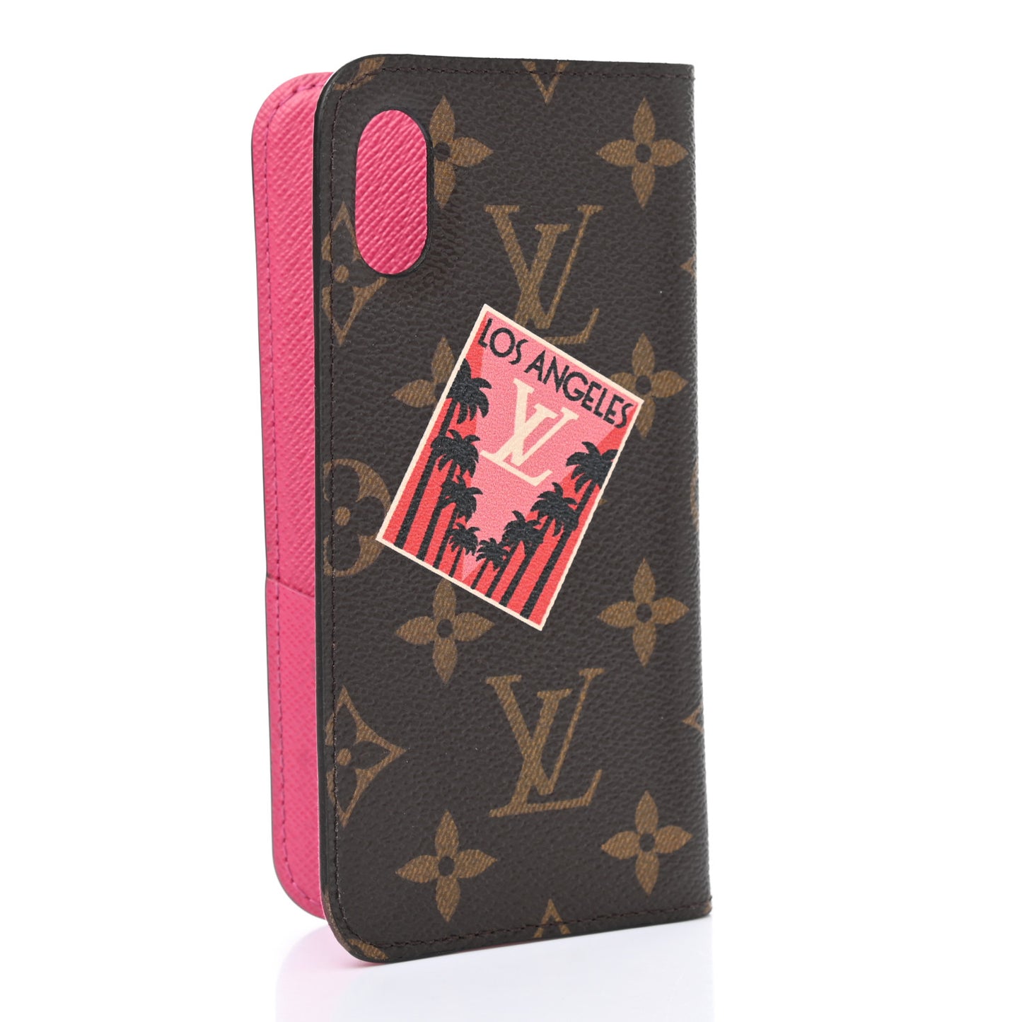Monogram My LV World Tour iPhone X/XS Max Folio Case Fuchsia