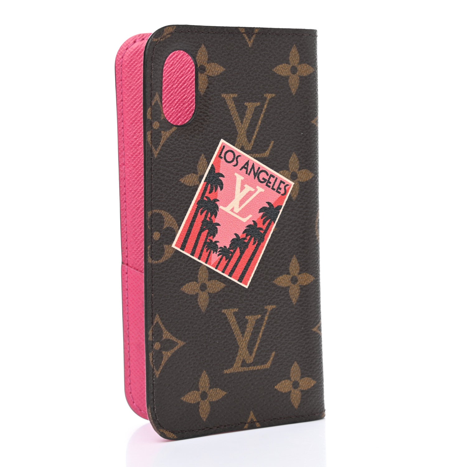Louis Vuitton Monogram My LV World Tour iPhone X/XS Max Folio Case Fuchsia 3 of 9