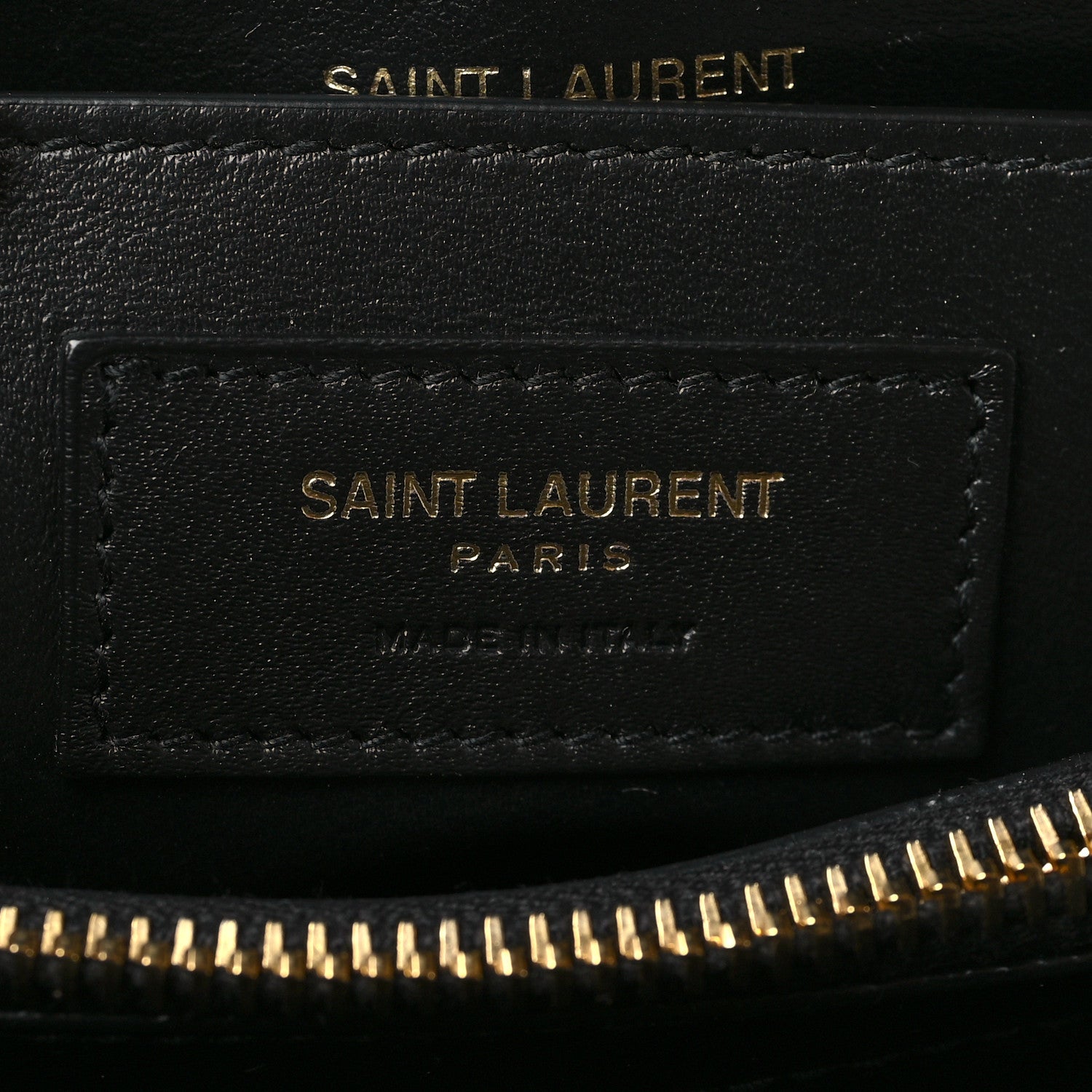 Saint Laurent Calfskin Y Quilted Monogram Small Loulou Chain Satchel Black 6 of 10