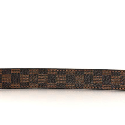 Louis Vuitton Mini Damier Ebene 25mm LV Initiales Belt 85 34 5 of 7