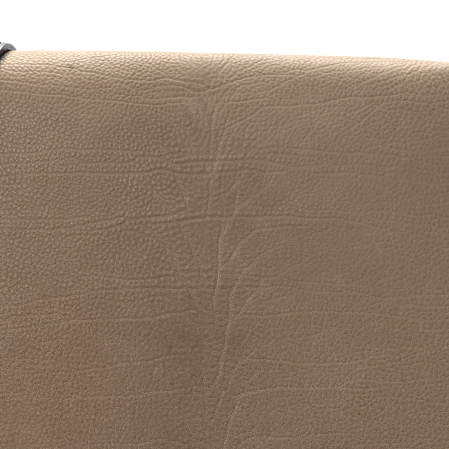 Elephant Calfskin Medium Tri-Color Trapeze Black Beige