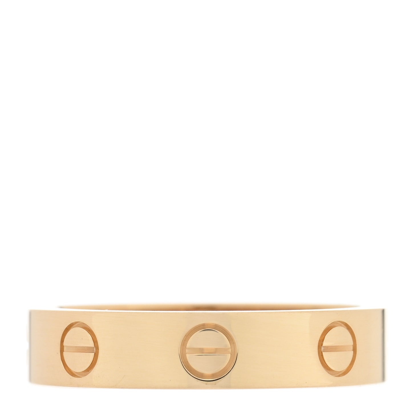 18K Yellow Gold Diamond 4mm LOVE Wedding Band Ring 51 5.75
