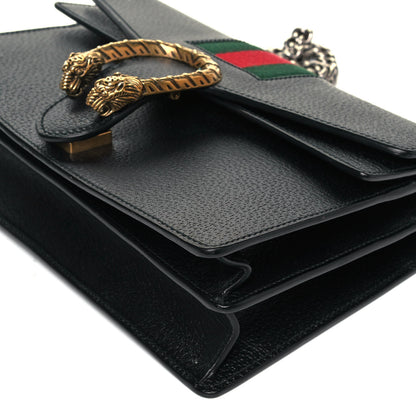 Gucci Calfskin Web Small Dionysus Shoulder Bag Black 9 of 9