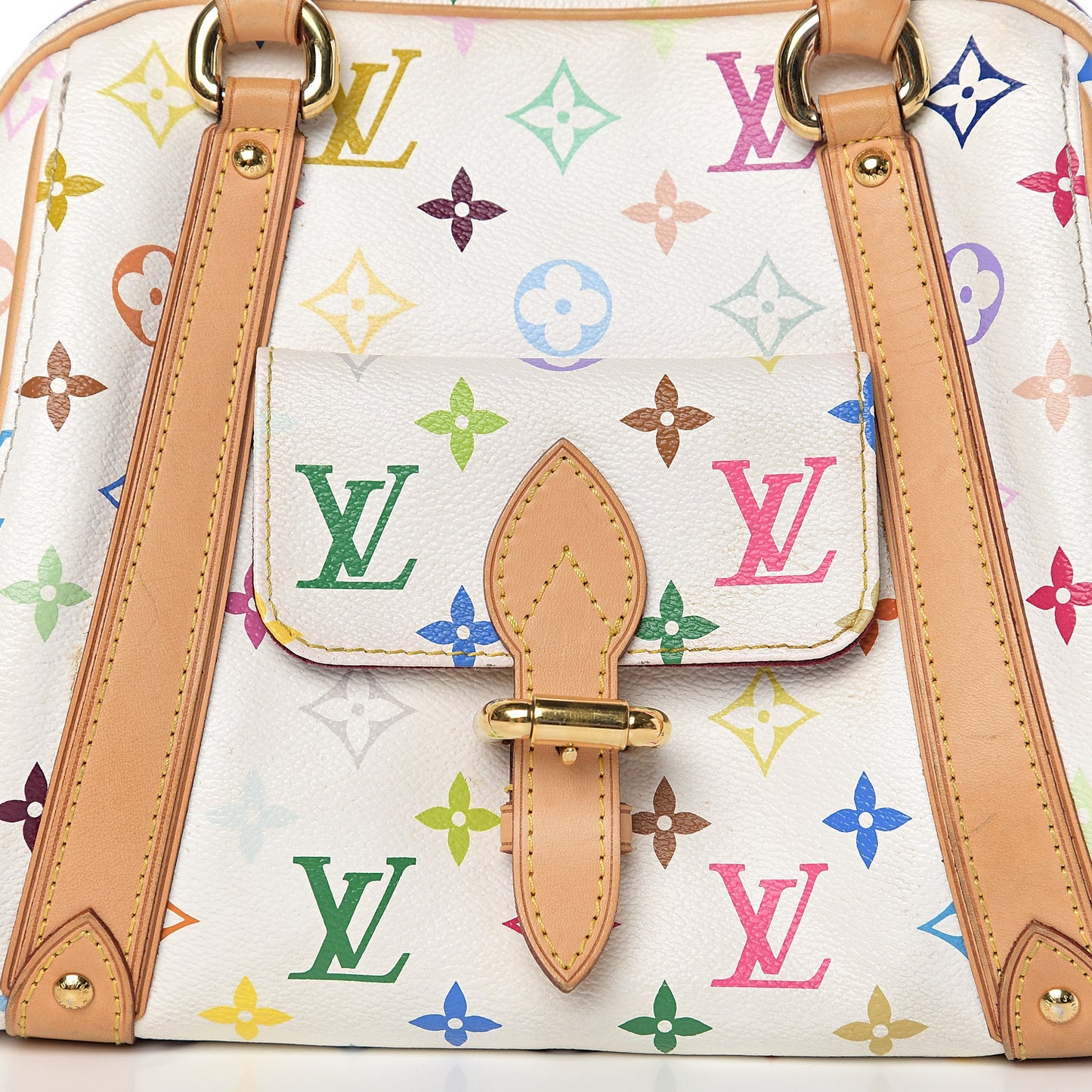 Monogram Multicolor Priscilla White