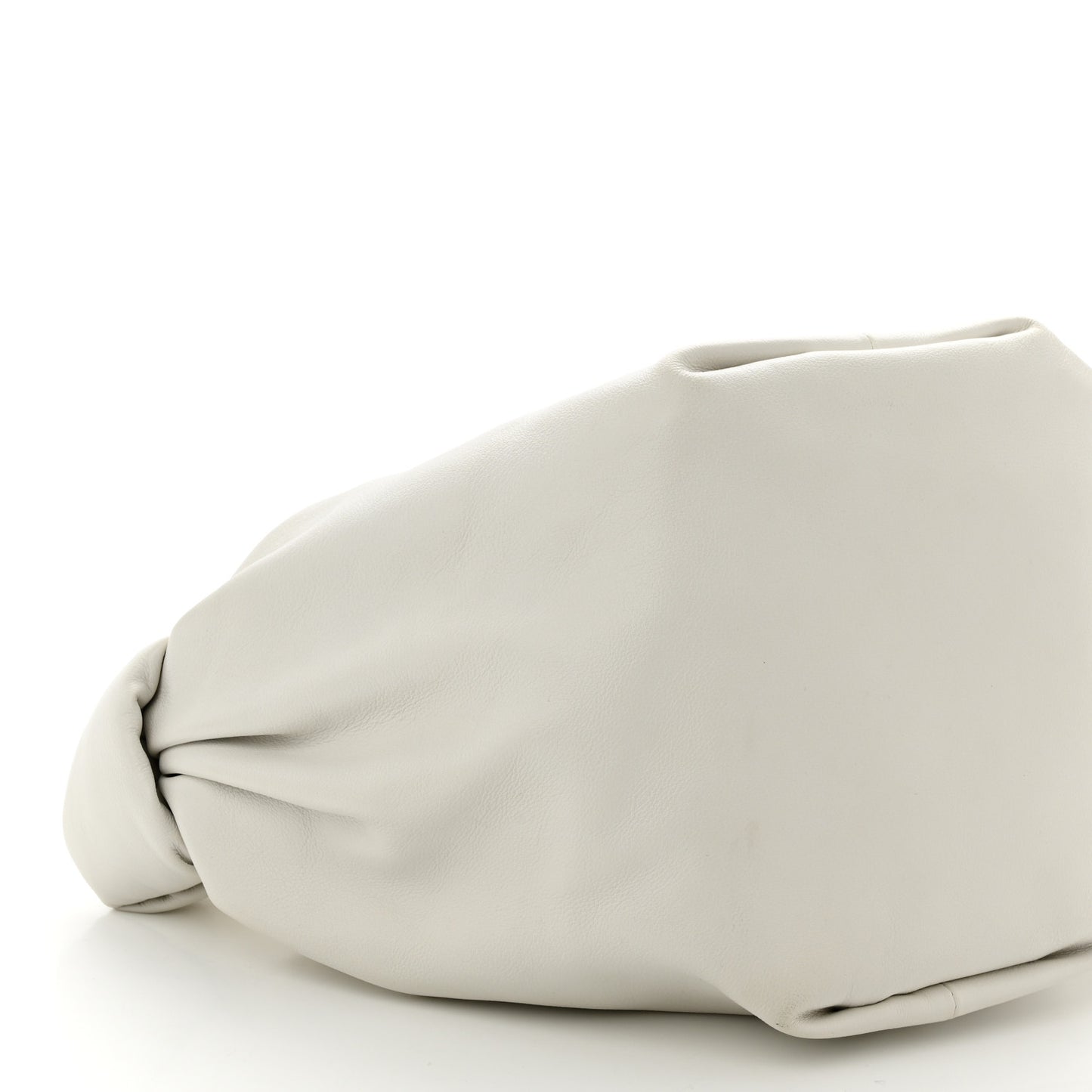 Calfskin Mini Double Knot Bag White