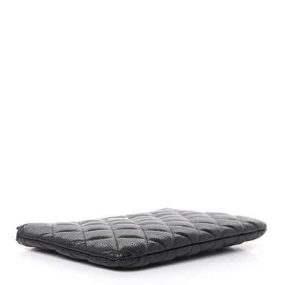 Chanel Caviar Quilted Cosmetic Case Black 4 of 8