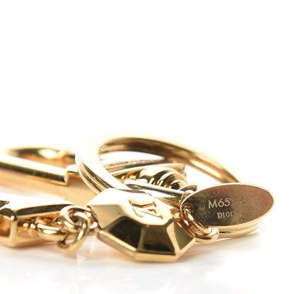 Louis Vuitton LV Facettes Bag Charm Key Holder Gold 4 of 5
