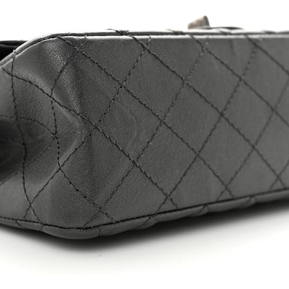 Chanel Metallic Sheepskin Quilted 2.55 Reissue 225 Flap Charcoal 9 of 11
