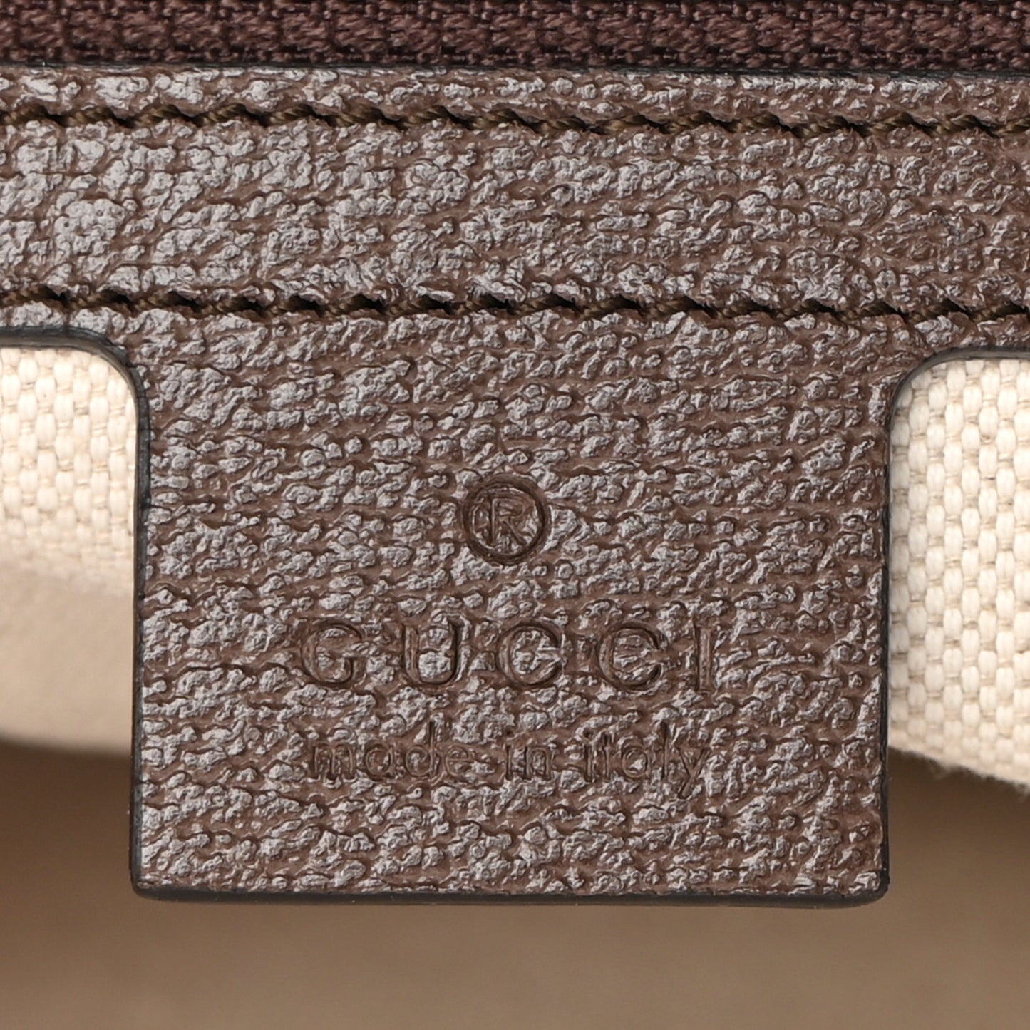 GG Supreme Monogram Web Ophidia Half Moon Hobo Brown