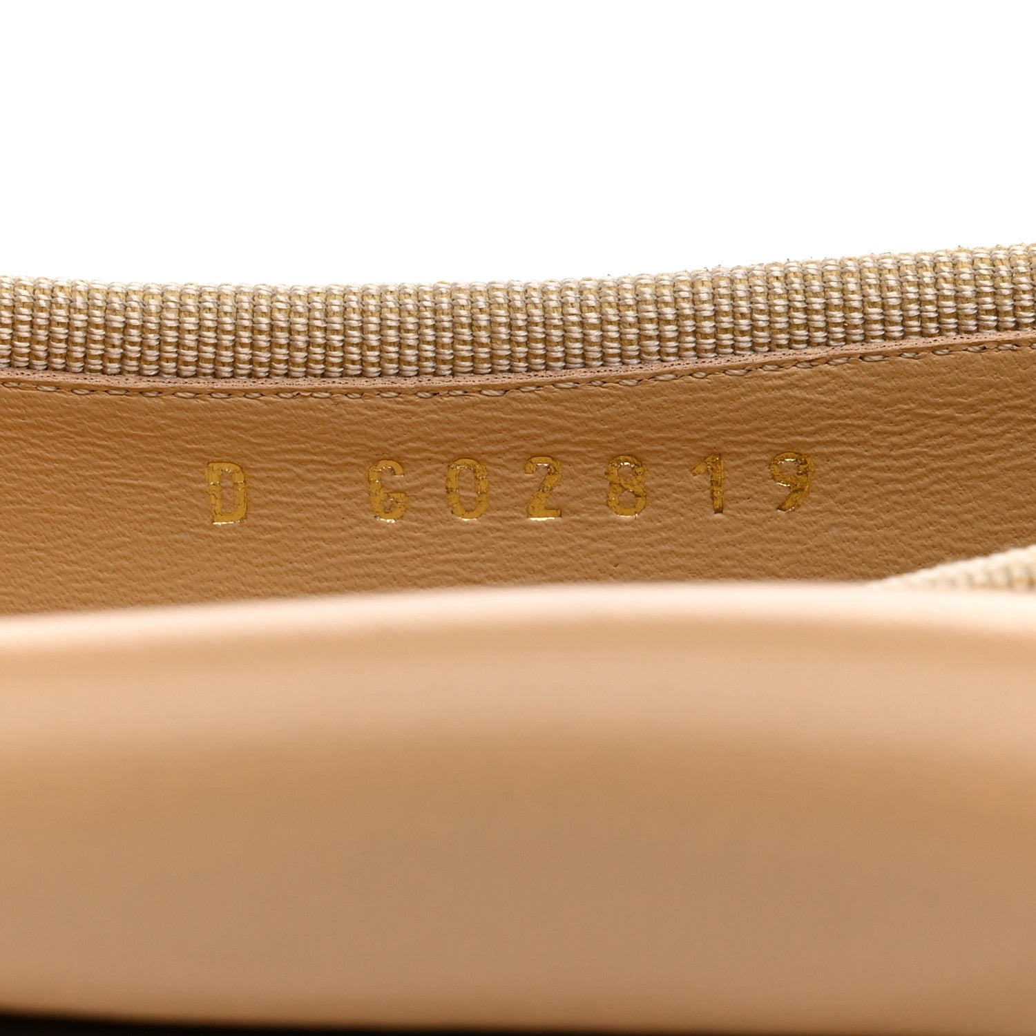 Chanel Lambskin Cap Toe CC Ballerina Flats 37.5 Beige Black 6 of 9
